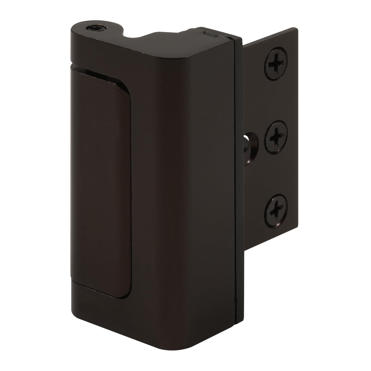 Prime-Line Door Reinforcement Lock, 3 in. Stop, Bronze (1 Set) - Image 1
