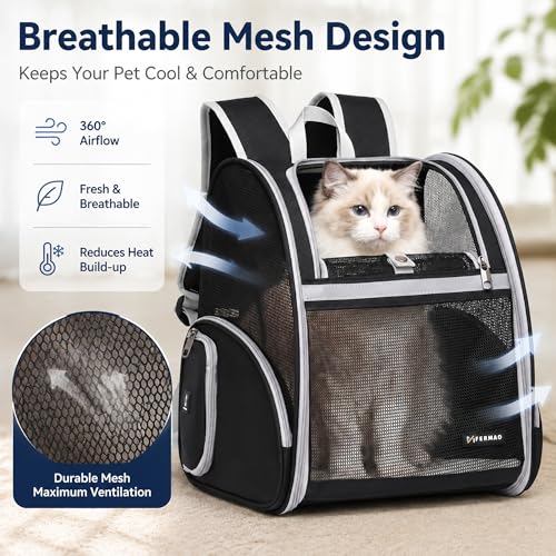 Cat Backpack Carrier for Small Dogs and Medium cat Puppy - Image 3