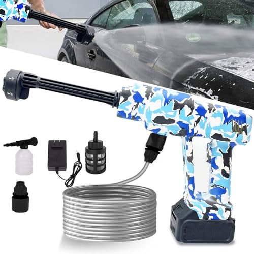 Portable Cordless Blade Blower, 6-in-1 Nozzle Powered - Image 2