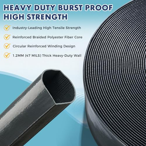 Pool Backwash Hose 1.5 Inch x 100 Feet | Heavy Duty Burst - Image 5