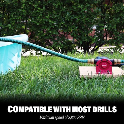 Milescraft 1314 Drill Pump 750 - Self Priming Water Pump - Image 6