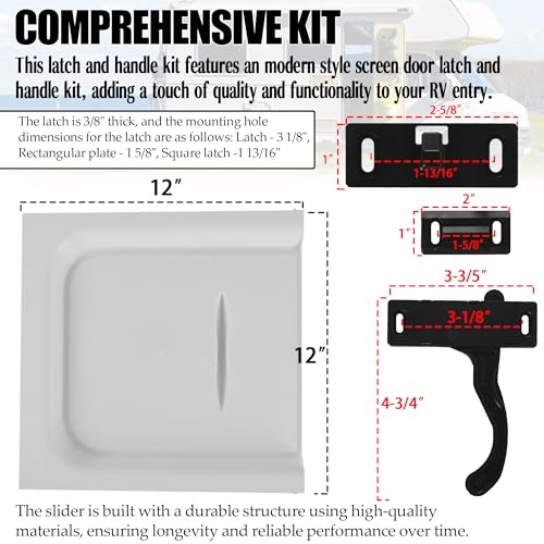 RV Screen Door Latch Handle Kit - Image 3