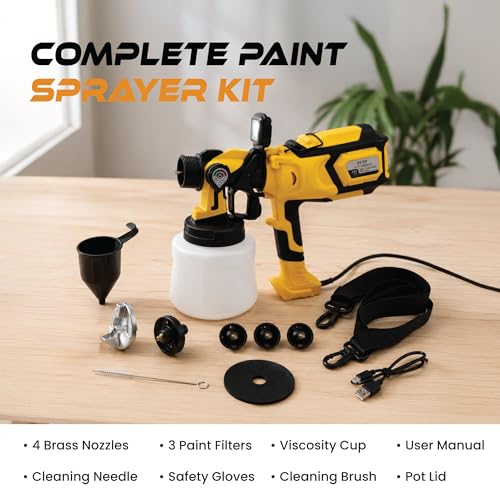 PUFF 650W HVLP Paint Sprayer Electric Spray Paint Gun | Home Repair - Image 7