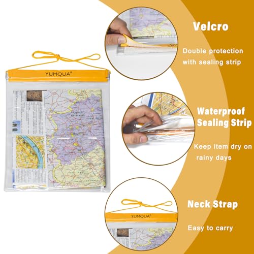 Waterproof Pouch Clear Dry Bag Document Map Holder Large Size - Image 4