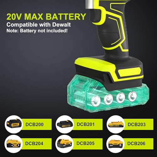 Cordless Caulking Gun Compatible with DeWalt 20V Max | Home Repair - Image 7