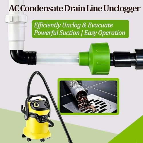 AC Drain Line Cleaner - Shop Vac Adapter for HVAC Condensate & - Image 5