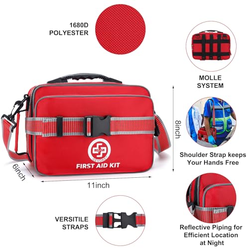 Gevoke Professional 500 Piece Emergency First Aid Kit for Home - Image 6