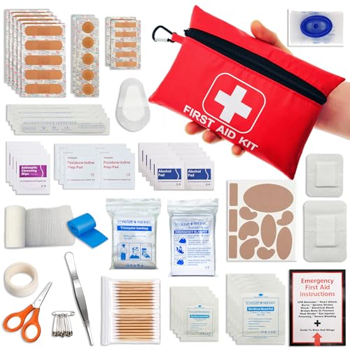 Small Emergency First Aid Kit Including 166 Pieces | Travel Essentials - Image 2
