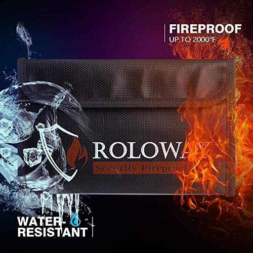 Small Fireproof Bag (5 x 8 inches), Non-itchy Fireproof Money Bag - Image 4