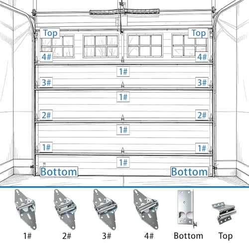 Garage Door Hardware kit, for 8' Height Garage Doors - Image 3