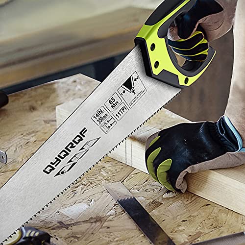 14 in. Pro Hand Saw, 11 TPI Fine-Cut Soft-Grip Hardpoint - Image 3