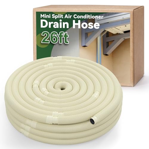 Flehomo 26Ft Universal Mini Split AC Drain Hose, 5/8 ID UV - Image 2