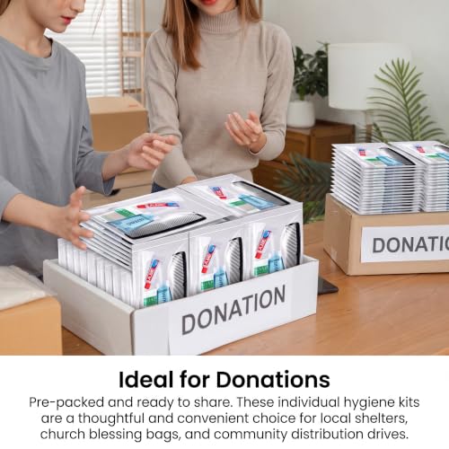 Ziliny 60 Kits Homeless Hygiene Kits Bulk, Homeless Care Package - Image 6