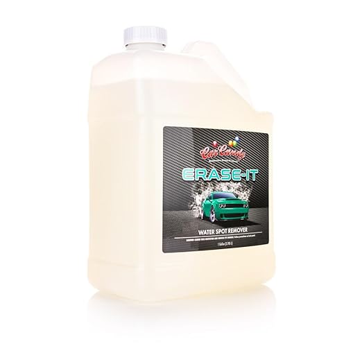 Erase It Water Spot Remover - Removes Stubborn Hard Water Spots & Mineral Deposits – Safe for Paint, Chrome, Plastic Trim & Glass – Acid-Free Gel Formula (1 Gallon)