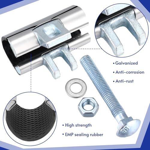 Tandefio 2 Pack Ips Pipe Repair Clamp, 3” Long - Image 6