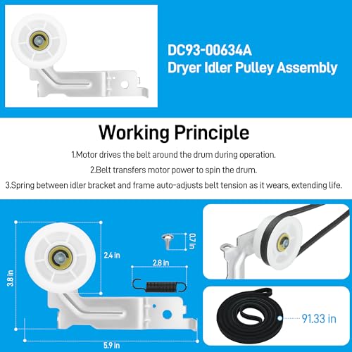 【UPGRADED】Sam-Sung DC97-16782A Dryer Repair Kit | Home Repair - Image 6