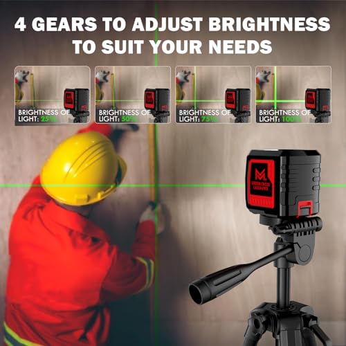 Self Leveling Laser Level 100ft, Green Cross Line with Tripod - Image 3
