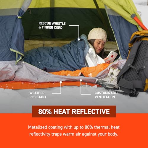 SOL Thermal Bivvy with Rescue Whistle, Silver - Image 6