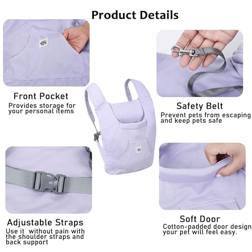 FLAdorepet Small Dog Front Carrier Sling Bag Pet Chest - Image 5