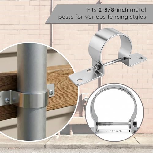 Fence Bracket - Steel to Wood Fence Brackets - Galvanized - Image 5