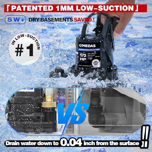 MEDAS Portable Sump Pump for Swimming Pool, Garden Pond - Image 3