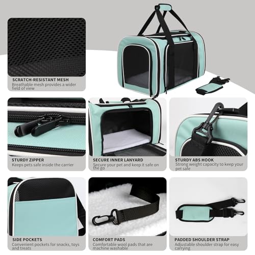 Cat Dog Carriers Soft-Sided, Pet Travel Carrier | Pet Essentials - Image 4