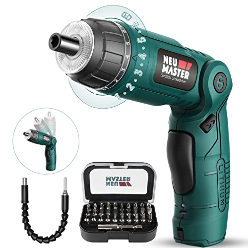 NEU MASTER Cordless Screwdriver, 4V Electric Screwdriver | Hand Tools - Image 2