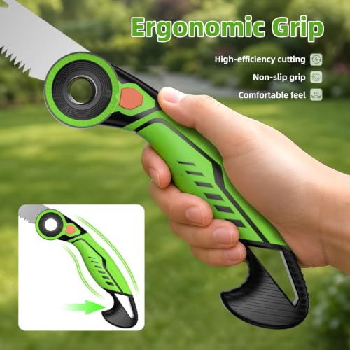 AIRAJ 7" Pruning Saw for Tree Trimming, Folding Saw - Image 8