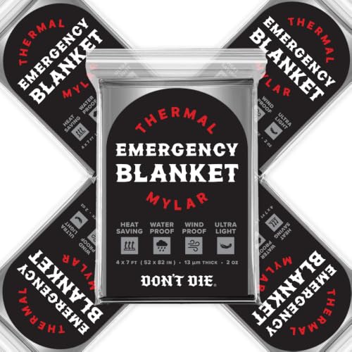 Emergency Blanket – 5 Pack – Thermal Mylar Foil Space Blankets - Image 2