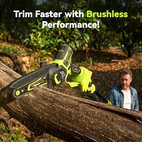 Electric Pole Saws for Tree Trimming, 8 Inch & 6 Inch Mini - Image 5