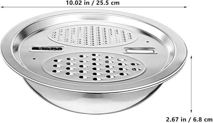 PRETYZOOM Multifunctional Draining Basket Kitchen Colander for Vegetable Fruit Salad Stainless Steel Basin Strainer