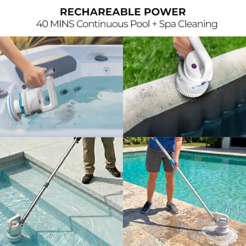 KOKIDO Rechargeable Pool Scrubber, Compact Lightweight Electric - Image 4