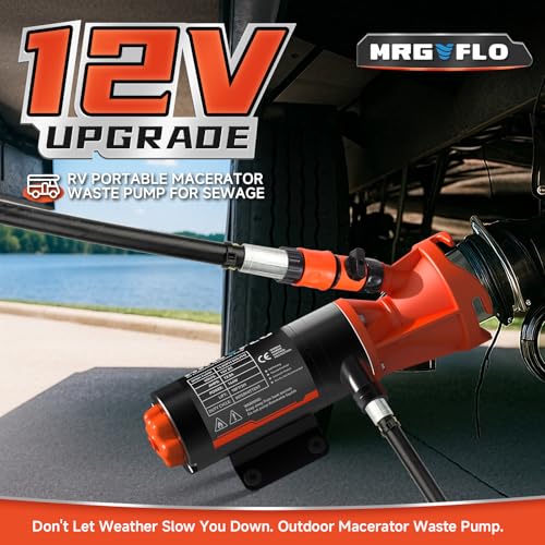 RV Macerator Pump 12V,Portable Macerator Waste Pump - Image 6
