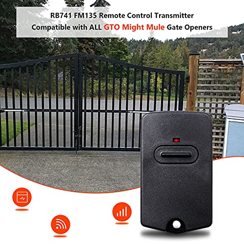 RB741 for Mighty Mule Gate Opener Remote, 318MHZ (3 Pack) - Image 3