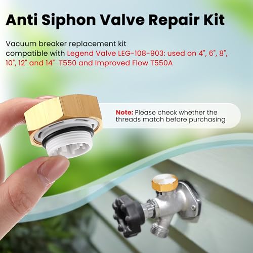 2 Pack Anti Siphon Valve Repair Kit, Vacuum Breaker Fix | Home Repair - Image 5