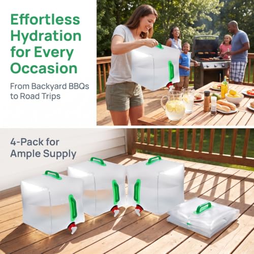 5 Gallon Collapsible Water Jug Water Container with Spigot - Image 5