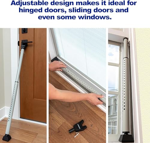 BRINKS Portable Door Security Bar, Door Jammer - Image 7
