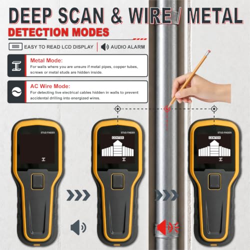 Stud Finder Wall Scanner, Intelligent Chip Detects Stud - Image 6