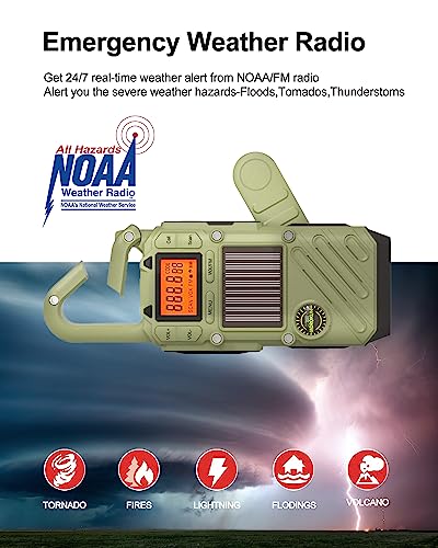 Emergency Walkie Talkies for Adults with NOAA, FM - Image 3