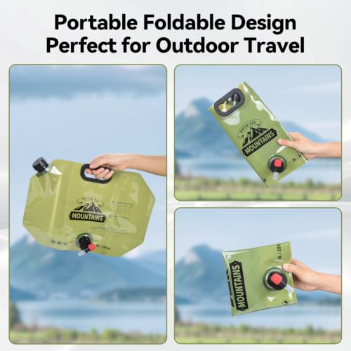 3 Pack Collapsible Water Container 2 Gallon with Spout - Image 5
