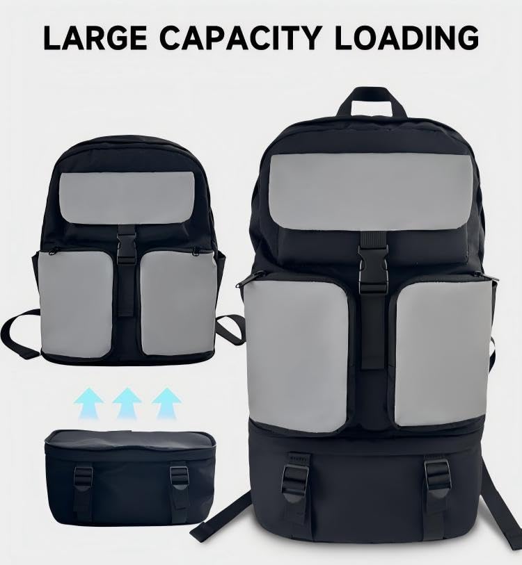 SSZYace Hiking Backpack, Sport Travel Bag Daypack | Travel Essentials - Image 4