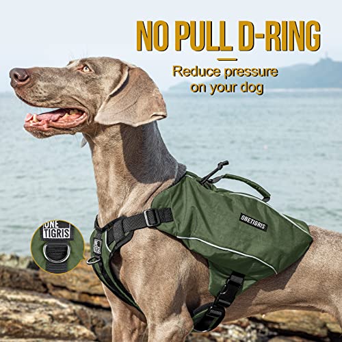 ONETIGRIS Y-Shaped Dog Backpack with Handle, Pockets & No - Image 6