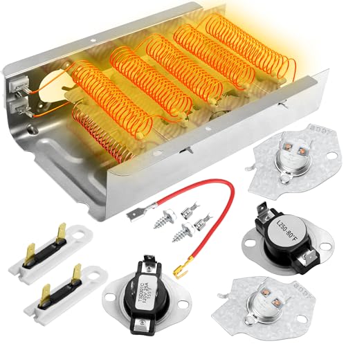 Dryer Heating Element Kit for Maytag MEDC215EW1 MEDX655DW1 - Image 2