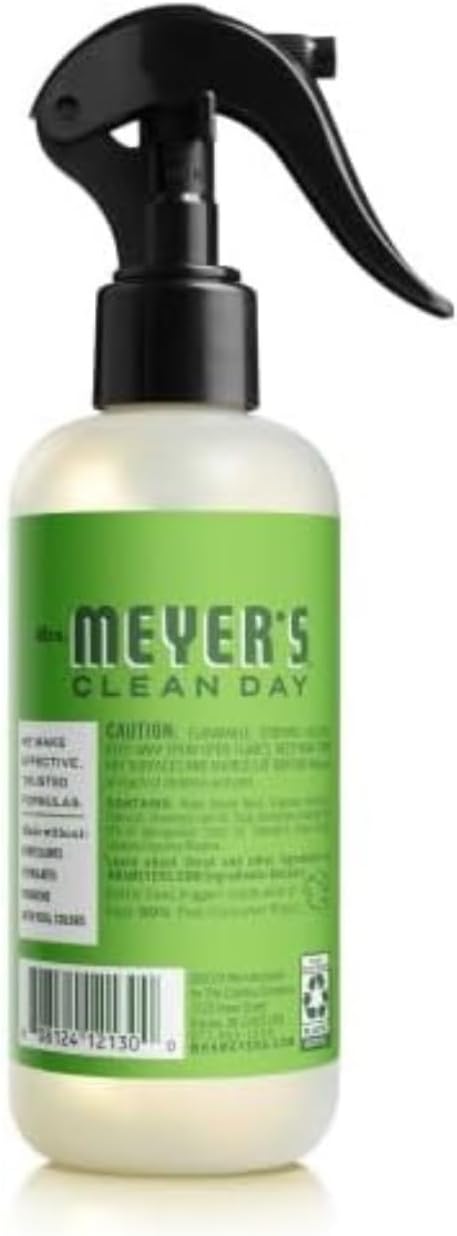 Mrs. MEYER'S Clean Day Fresh Cut Grass Scent Variety Pack, Liquid Hand Soap 12.5 FL OZ, Dish Soap 16 FL OZ, Multi-Surface Cleaner 16 FL OZ, Room Freshener 8 OZ, 1 CT