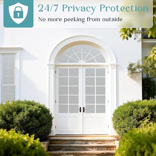 Haton Frosted Window Privacy Film with Tools, Static Cling - Image 3