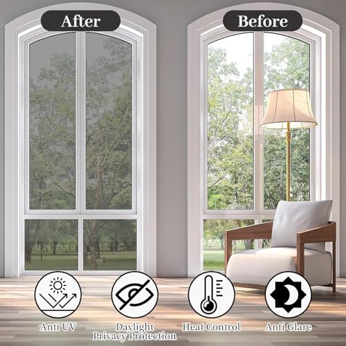 One Way Privacy Window Film Window Tint for Home See Out Not - Image 5