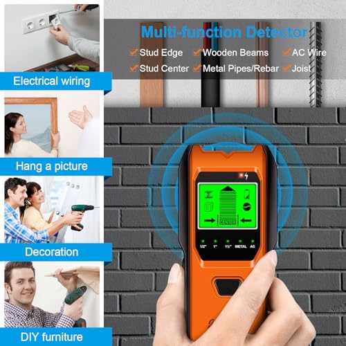 Stud Finder Wall Scanner, 5 in 1 Multifunction Stud | Home Repair - Image 8