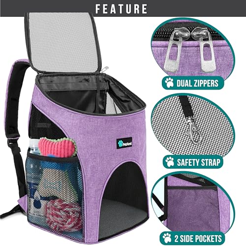 PetAmi Cat Backpack Carrier for Small Dogs and Large Cats - Image 4