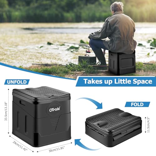 OTraki Portable Folding Toilet for Camping Compact Travel - Image 3