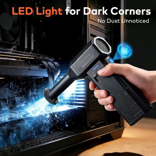 Electric Compressed Air Duster Rechargeable, 130,000RPM, 8000mAh - Image 6